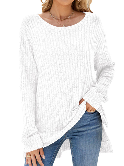 Womens Sweaters Long Sleeve Tops Fall Fashion Shirts Winter Lightweight Sweaters for Women Tops Dressy Casual Shirts Blouse